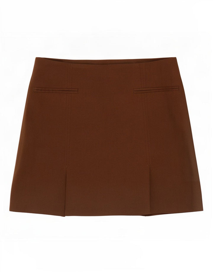 Zara ženska mini suknja mala W26 smeđa