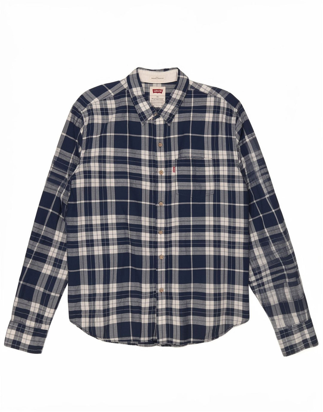Levi's muška košulja 2XL plavo karirano platno