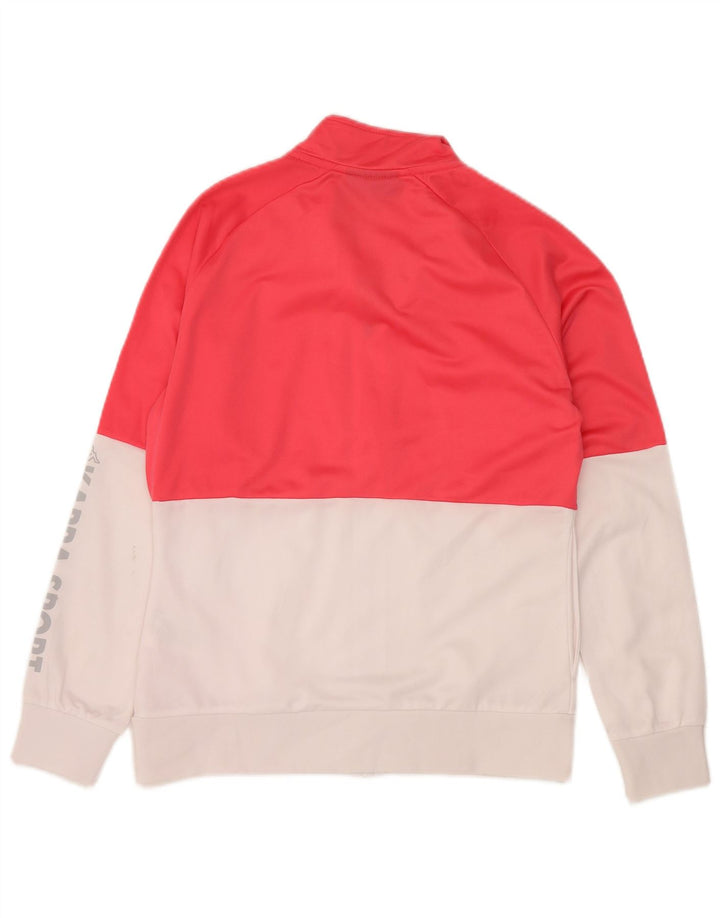 Kappa ženska gornja jakna trenirke UK 16 Large Red Colourblock