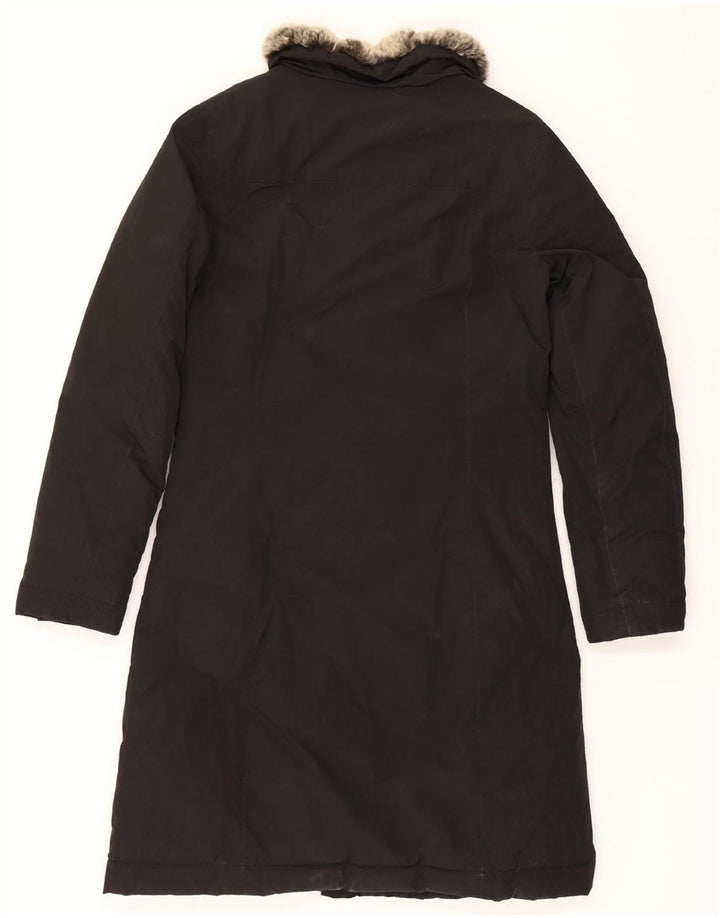 WOOLRICH Womens Padded Coat UK 10 Small Black Polyester Vintage Woolrich and Second-Hand Woolrich from Messina Hembry 