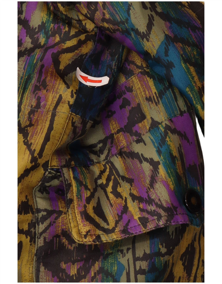 Vintage ženska jakna vjetrovka EU 40 srednje raznobojne geometrije