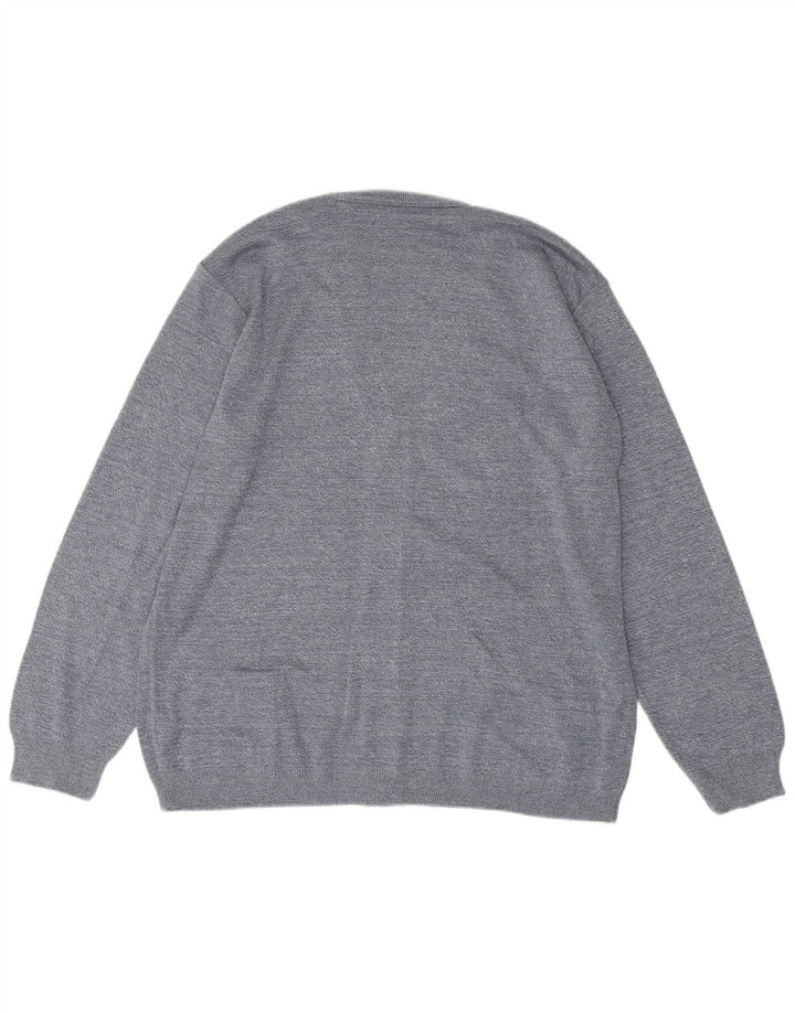 Rodes muški kardigan pulover 2XL plavi argyle/dijamantni akril