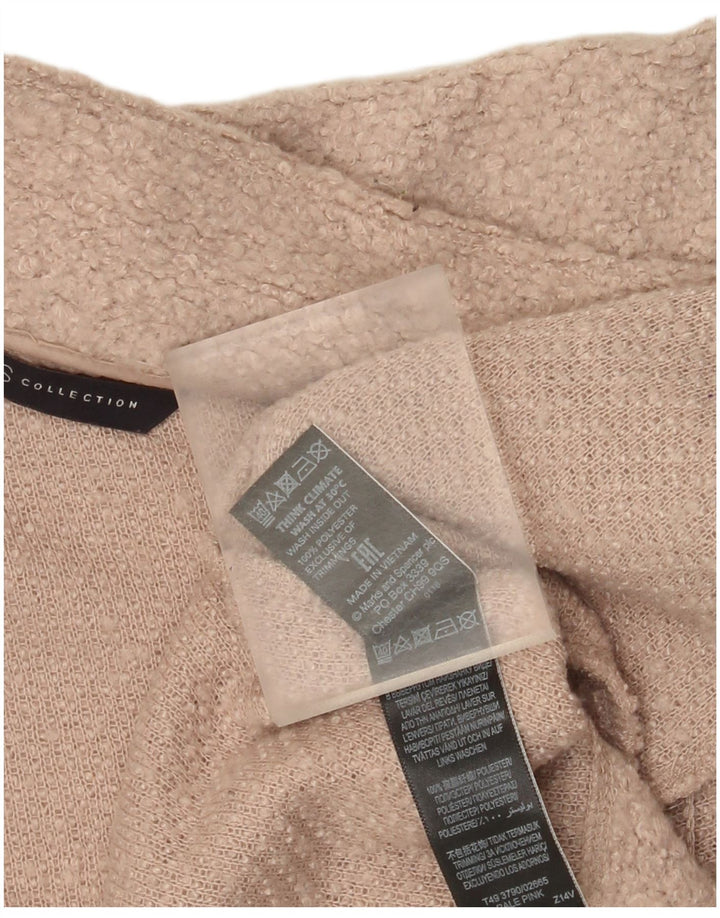 Marks & Spencer ženski kaput UK 18 XL ružičasti poliester