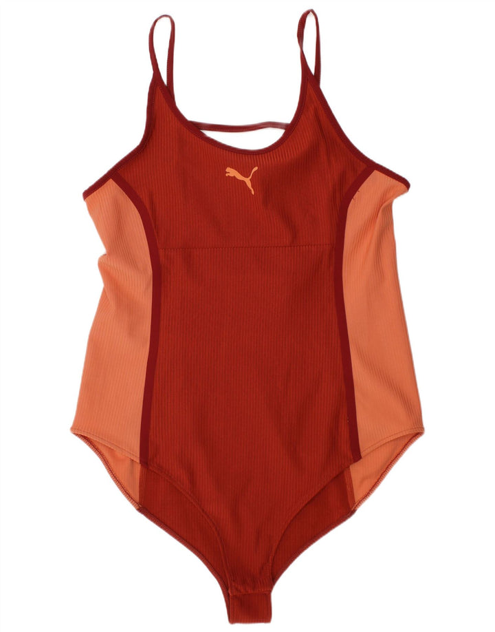 Puma ženski kupaći kostimi Medium Orange Colourblock Poliester Sports