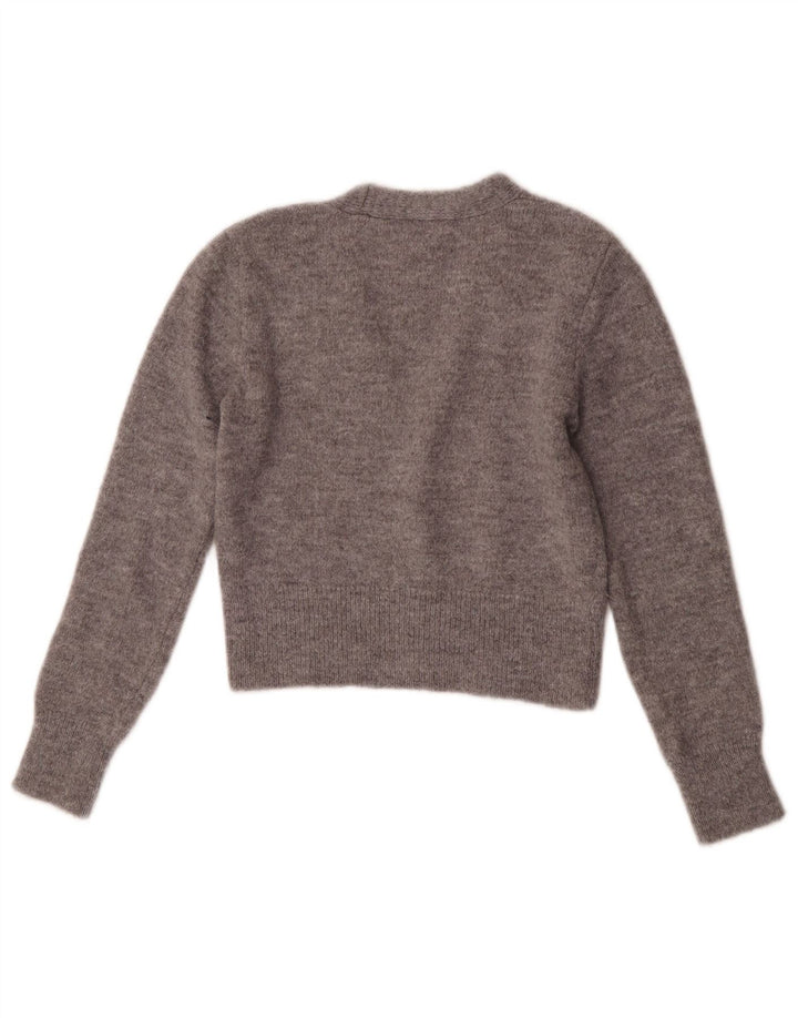 Zara ženski kratki kardigan pulover UK 8 Small Gray