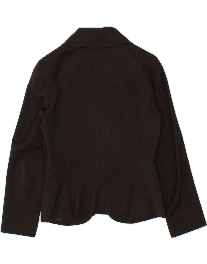 MAX & CO. Womens 3 Button Blazer Jacket UK 8 Small  Black Pinstripe Vintage Max & Co. and Second-Hand Max & Co. from Messina Hembry 