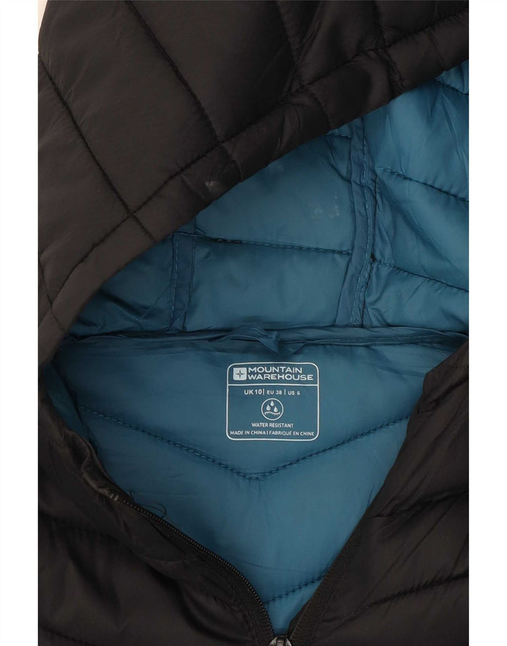 Mountain Warehouse Ženska podstavljena jakna s kapuljačom UK 10 Mala crna