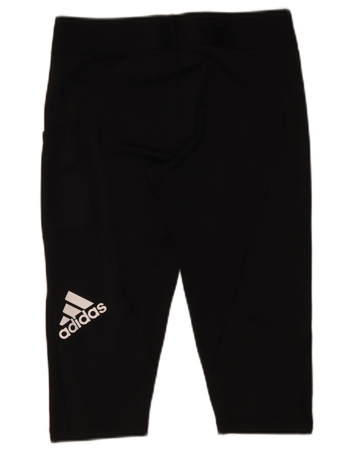 ADIDAS ženske grafičke kapri tajice UK 12/14 srednje crne