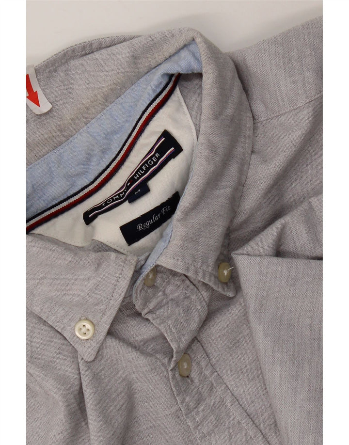 Tommy Hilfiger muška košulja standardnog kroja, srednje sivi flekasti pamuk