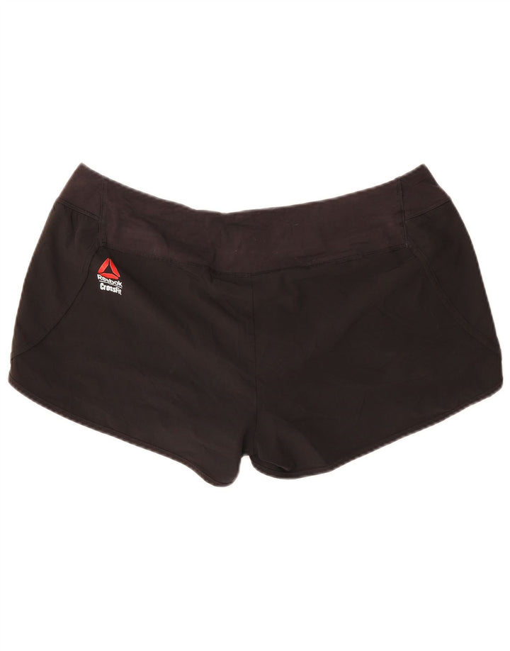 REEBOK ženske sportske kratke hlače UK 20/22 XL crni poliester