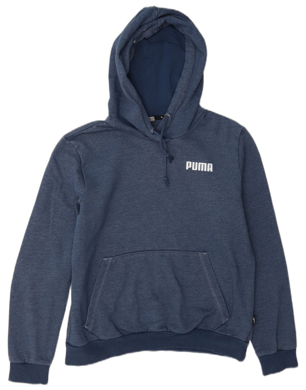 Puma ženska majica s kapuljačom UK 14 srednje tamnoplavi pamuk
