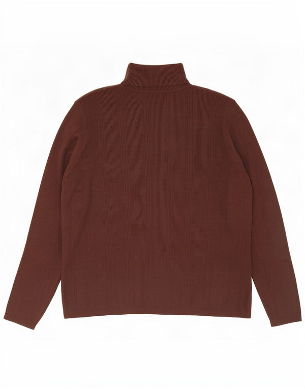 Marks & Spencer ženska majica s rol izrezom UK 24 4XL smeđa viskoza