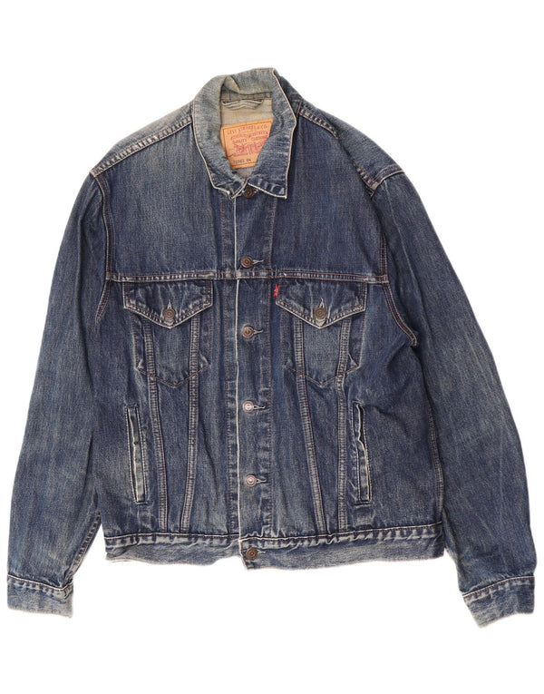 Levi's Mens 70503 Denim Jakna UK 40 Large Blue Cotton