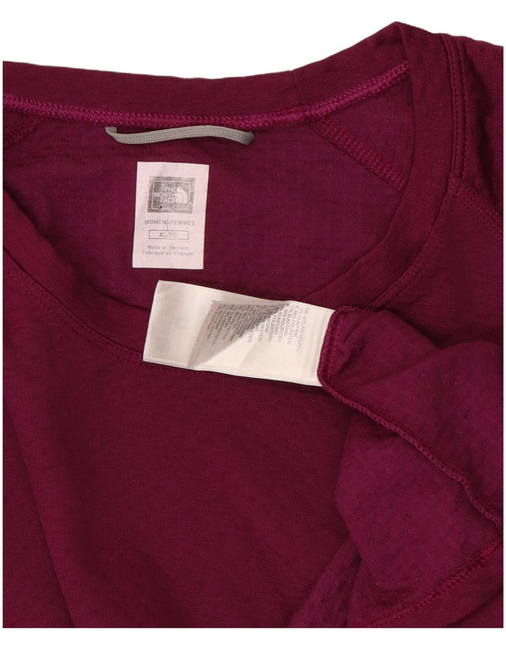 The North Face ženska majica dugih rukava UK 18 XL ljubičasti poliester