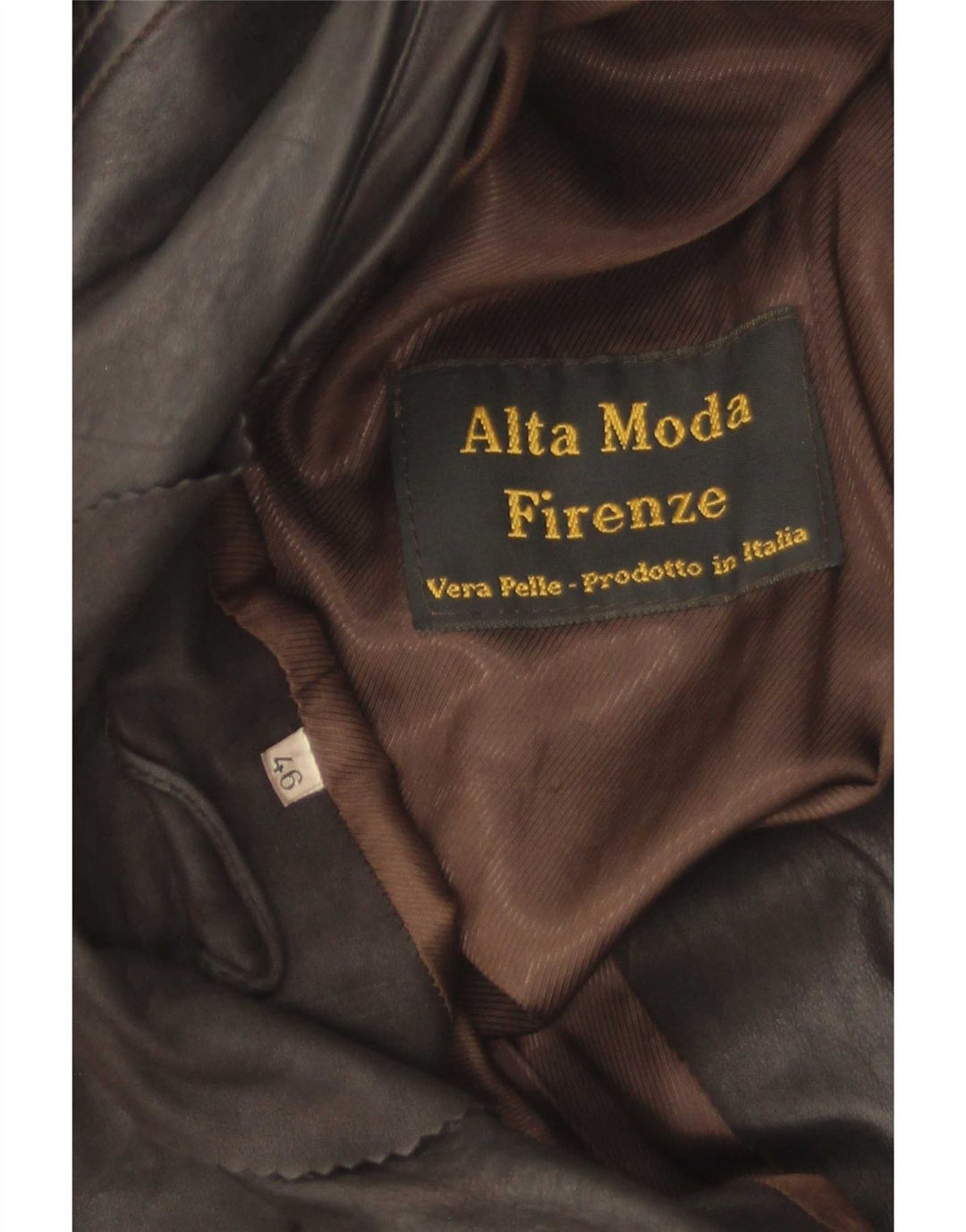 Alta Moda Firenze ženska kožna jakna IT 46 velika smeđa koža