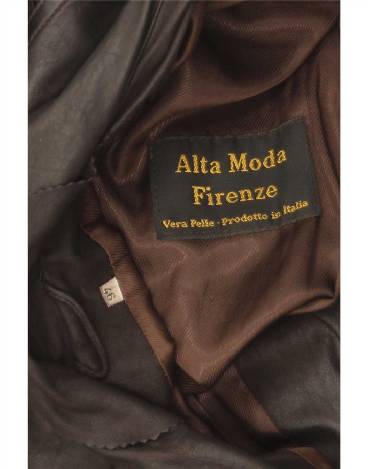 Alta Moda Firenze ženska kožna jakna IT 46 velika smeđa koža