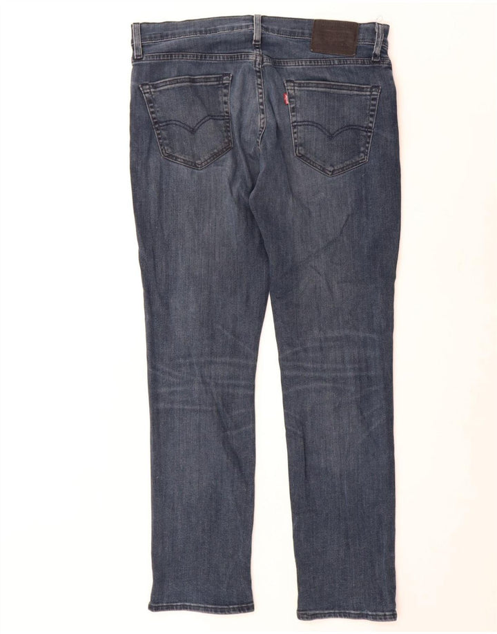 LEVI'S Muške uske traperice W34 L30 Plavi pamuk