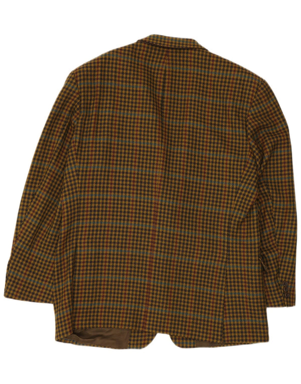 HUGO BOSS Muška jakna sa 2 gumba EU 56 3XL žuta houndstooth