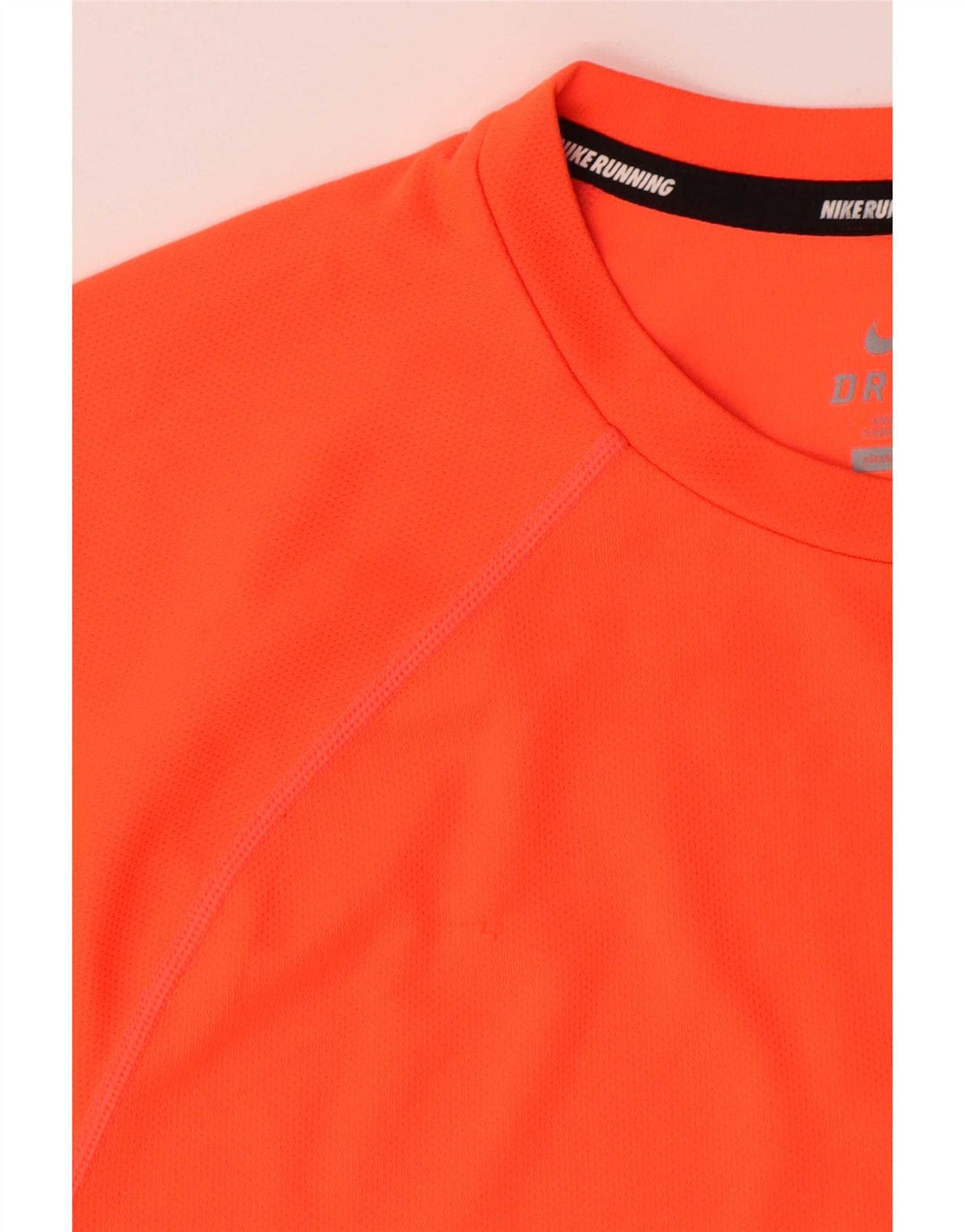 Nike Dri Fit T-Shirt Top Medium Orange Poliester