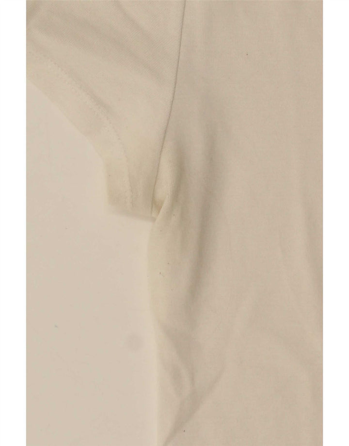 Levi's ženska majica kratkih rukava UK 12 Srednje bijeli pamuk