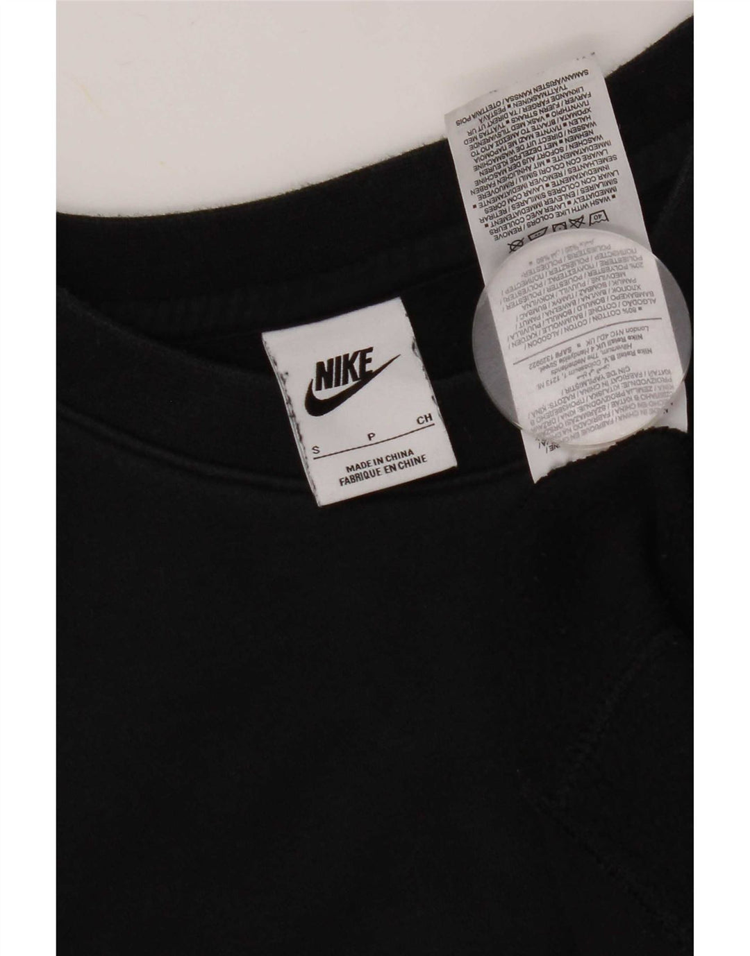 Mali crni pamučni muški džemperi Nike