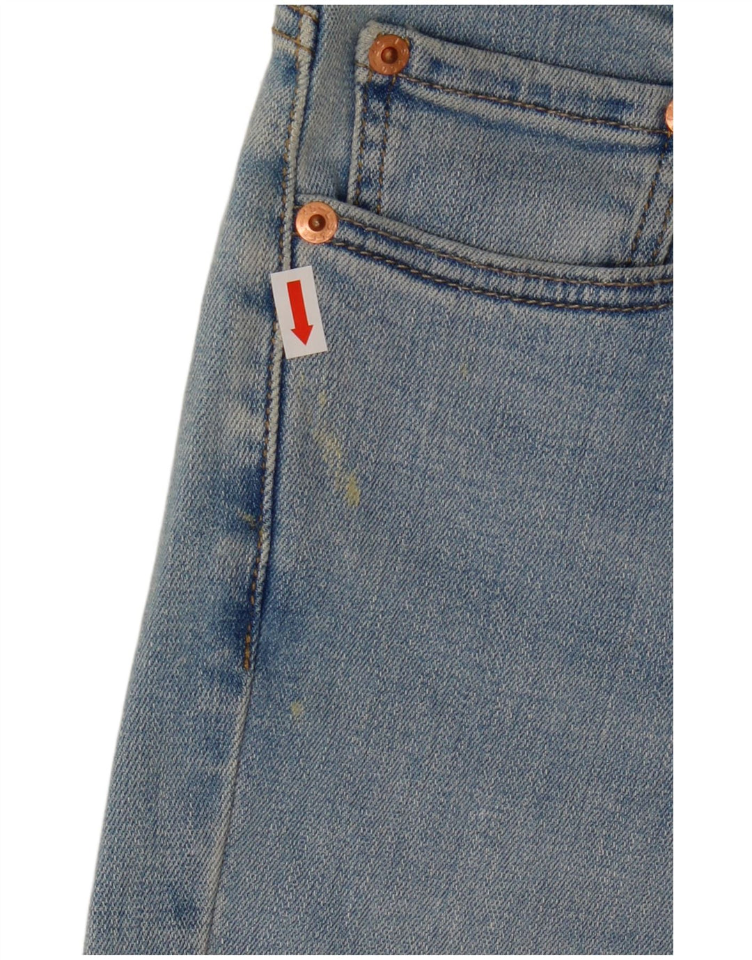 LEVI'S Ženske 511 uske traperice W32 L32 Plavi pamuk