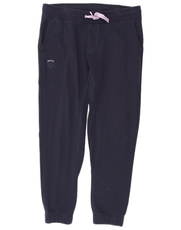 Blauer Mens Tracksuit Trousers Joggers Large Navy Blue Cotton