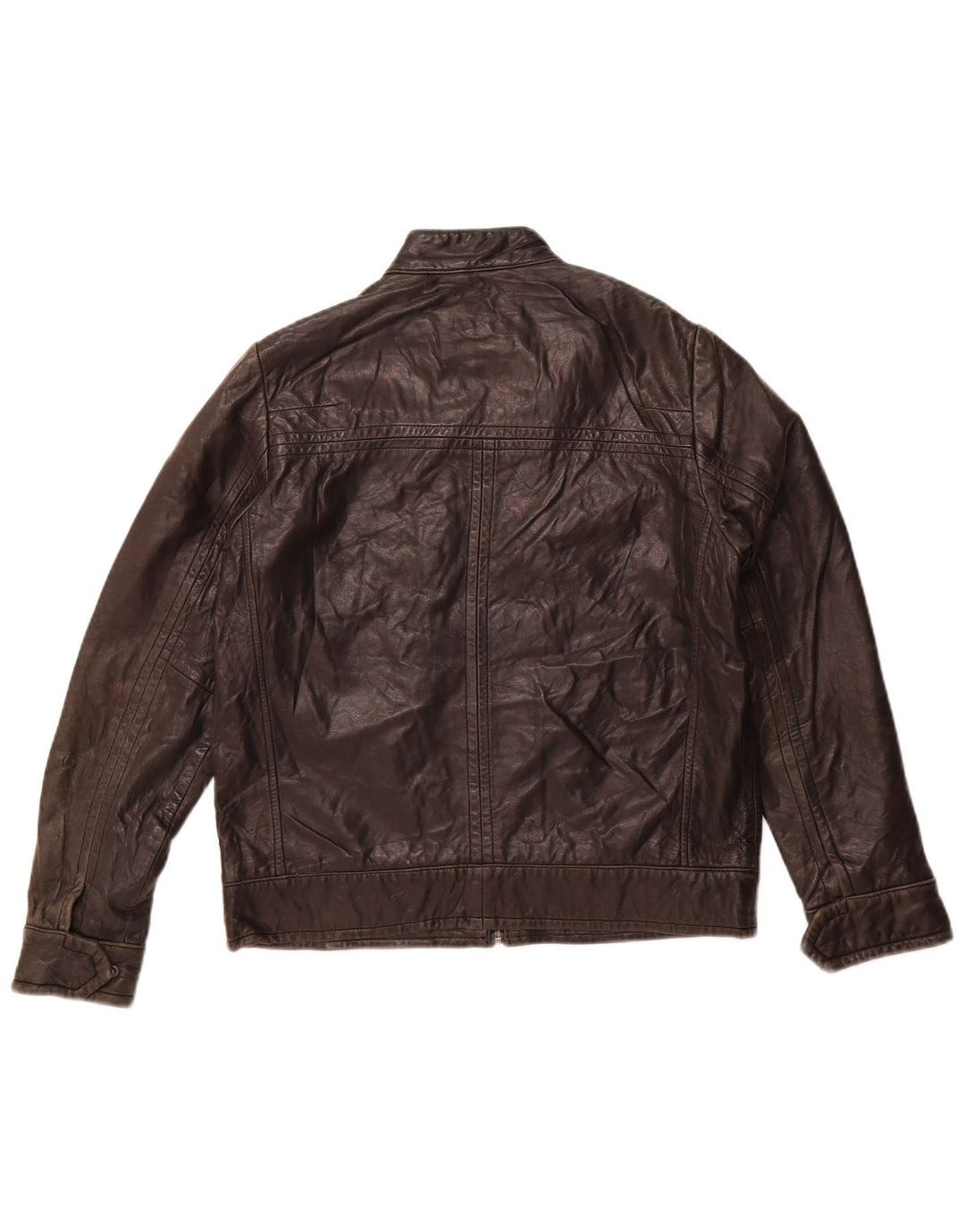 Marks & Spencer Boys Autograph kožna jakna 13-14 godina crna koža