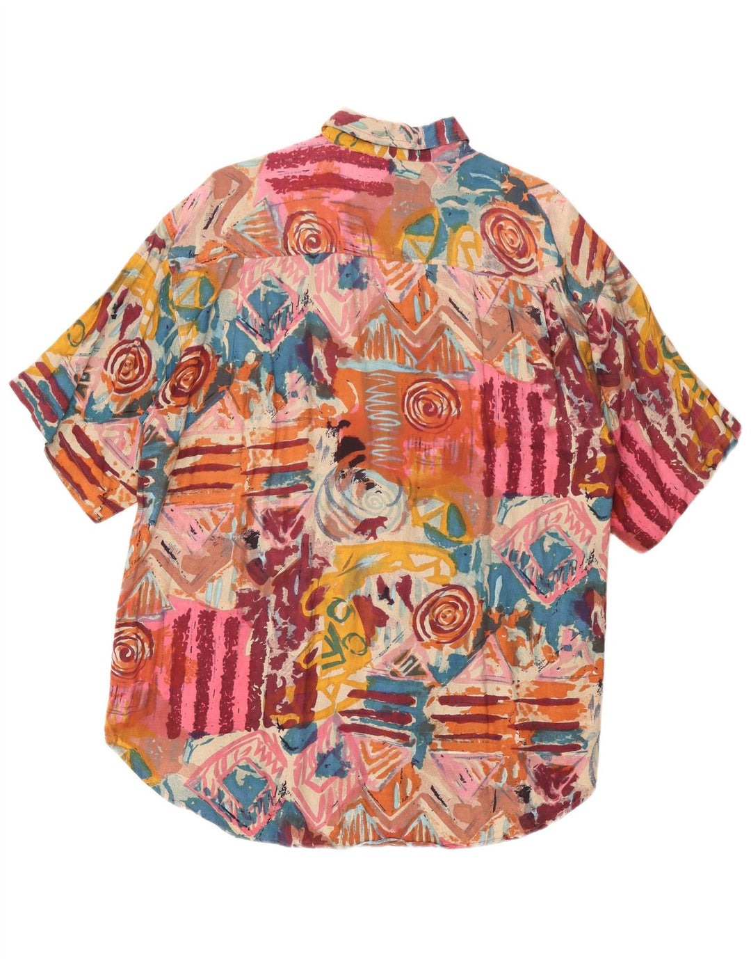 AVANTI muška košulja kratkih rukava XL višebojna geometrijska viskoza