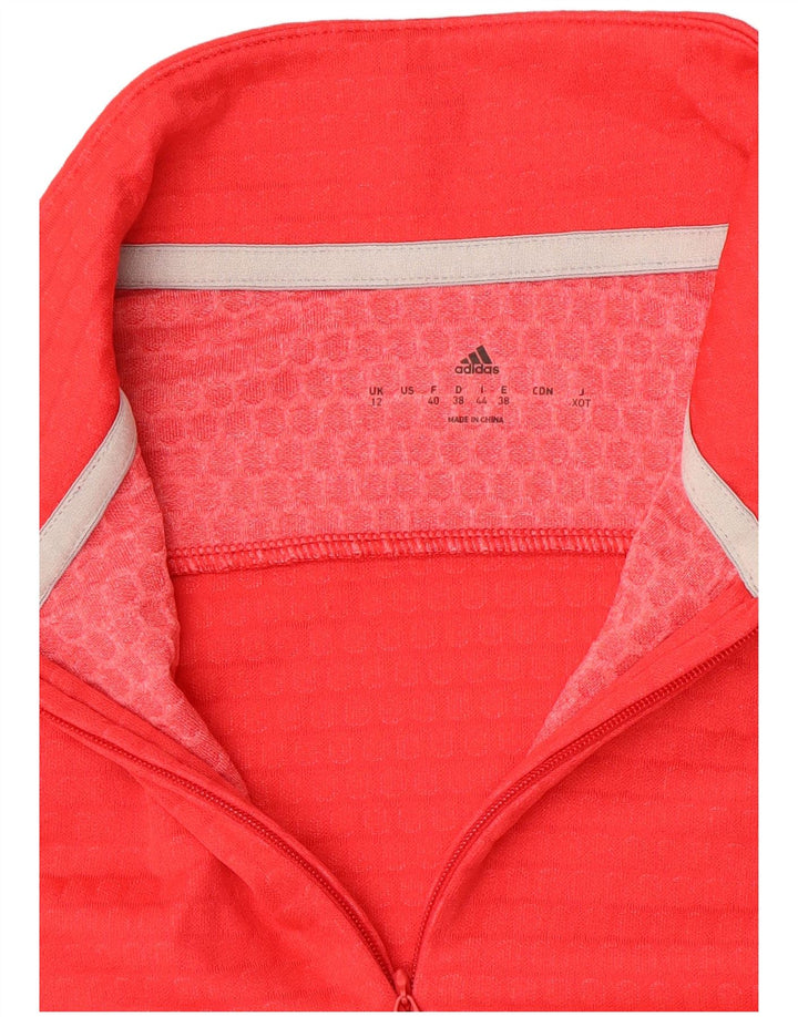 Adidas ženska trenirka s patentnim izrezom i gornji dio trenirke UK 12 srednje crvene boje