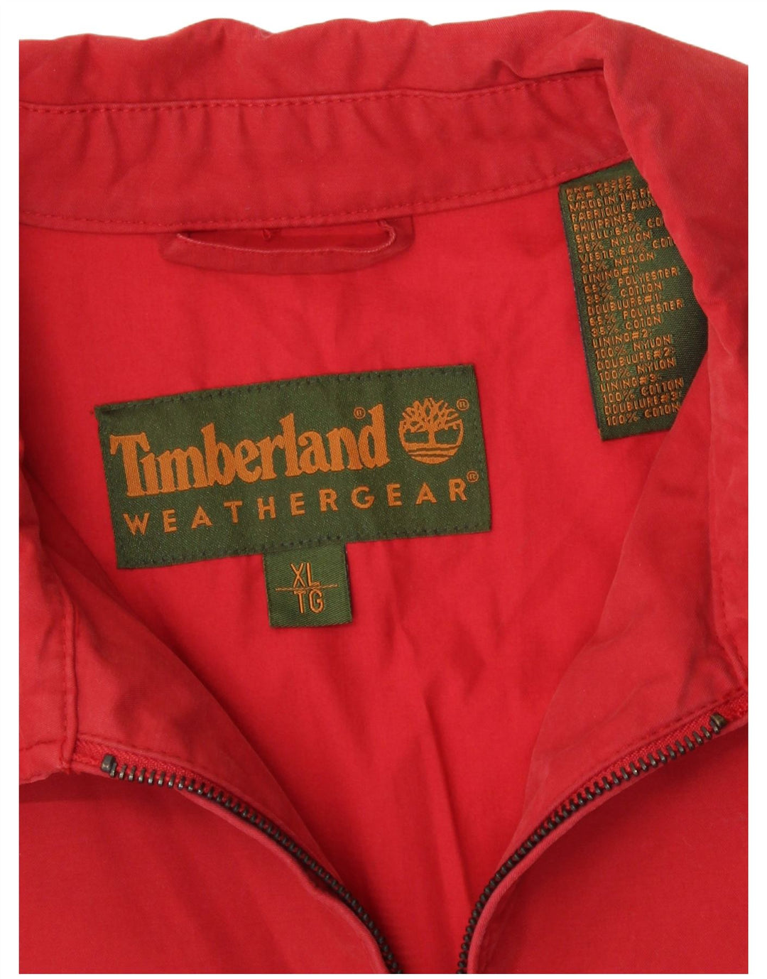 Timberland muška bomber jakna UK 42 XL crveni pamuk