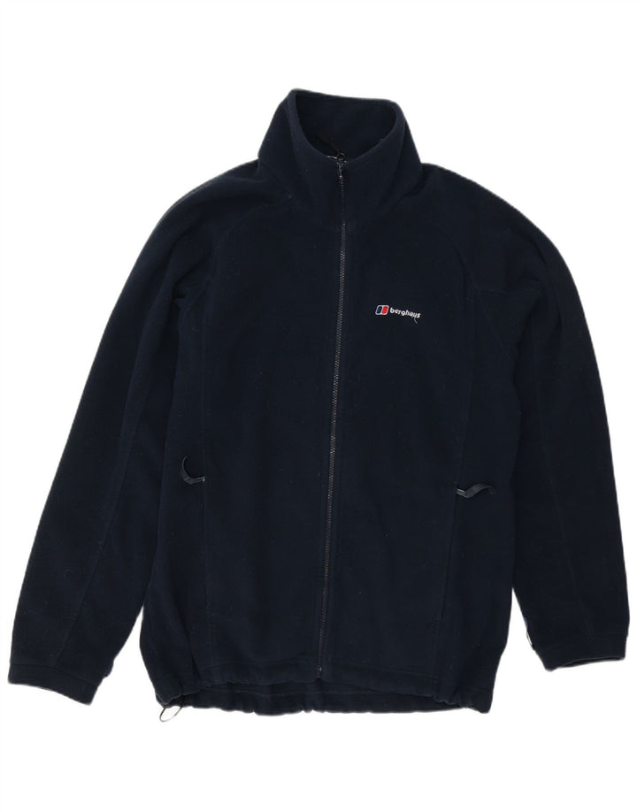 Berghaus muška jakna od flisa UK 40 veliki tamnoplavi poliester