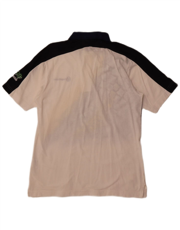 SERGIO TACCHINI Muška polo majica s grafikama, mala bijela boja, pamuk