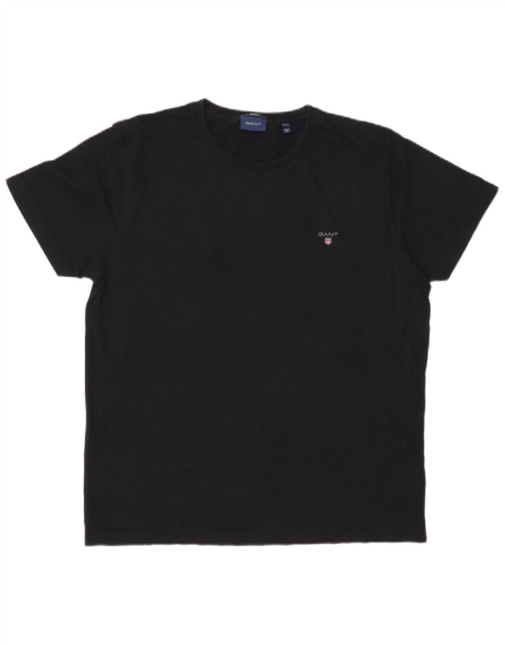 Gant Regular T-Shirt Top XL crni pamuk