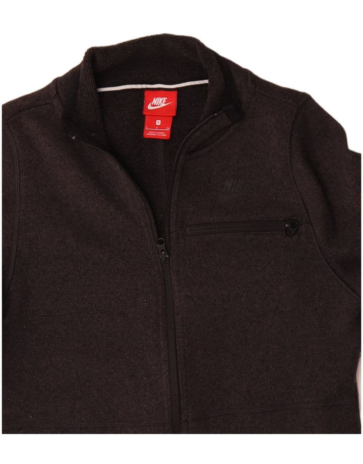 NIKE ženska gornja jakna za trenirku UK 10 mali sivi poliester