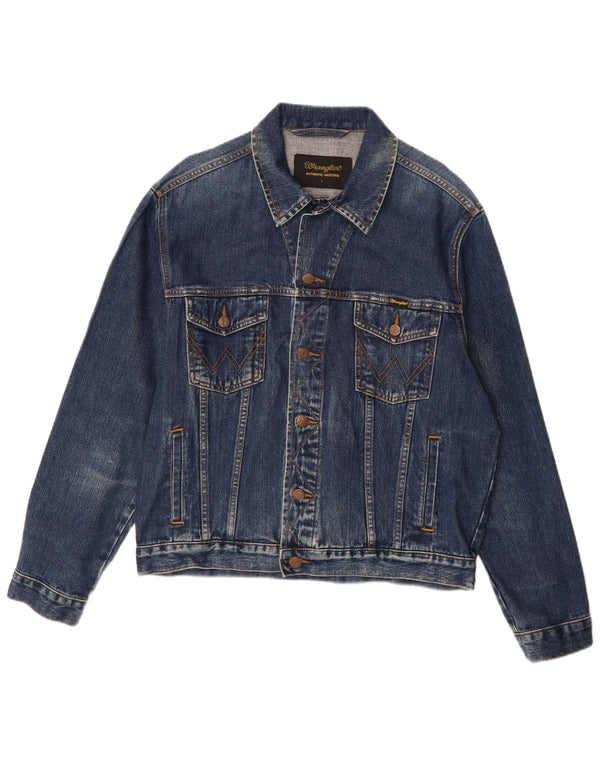 Wrangler muška traper jakna UK 40 Large tamnoplavi pamuk