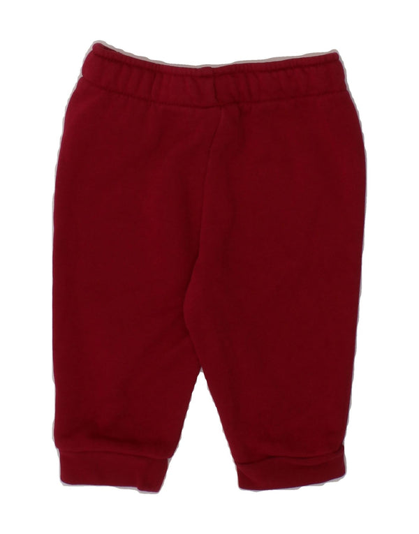 PUMA Baby Girls Joggers Tracksuit Trousers 3-6 Months  Burgundy Cotton