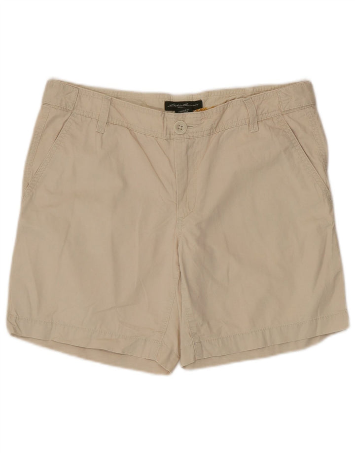 EDDIE BAUER Ženske chino kratke hlače US 6 srednje W34 bež pamuk