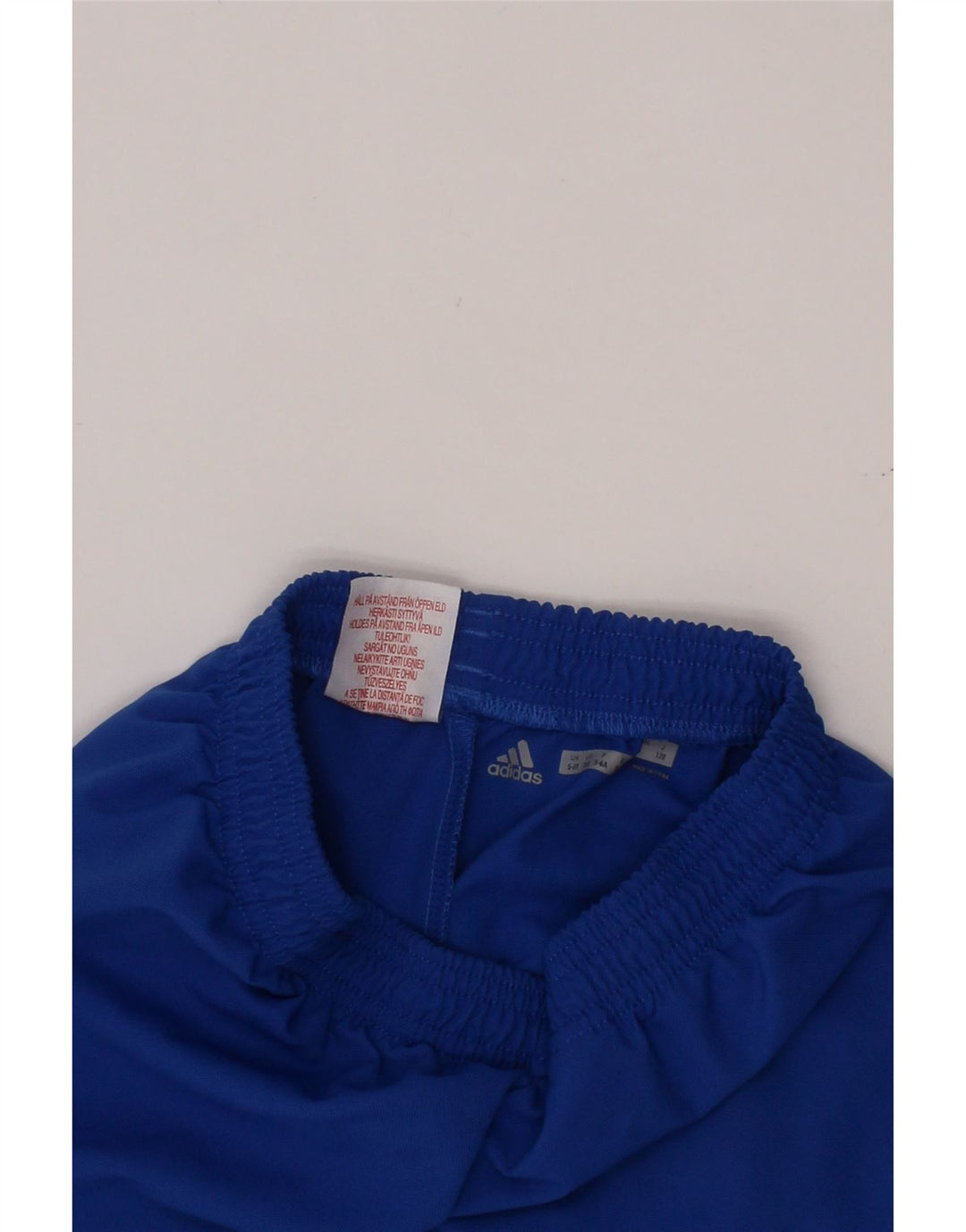 ADIDAS Boys Leinster Rugby Sport Shorts 5-6 Years Blue Poliester