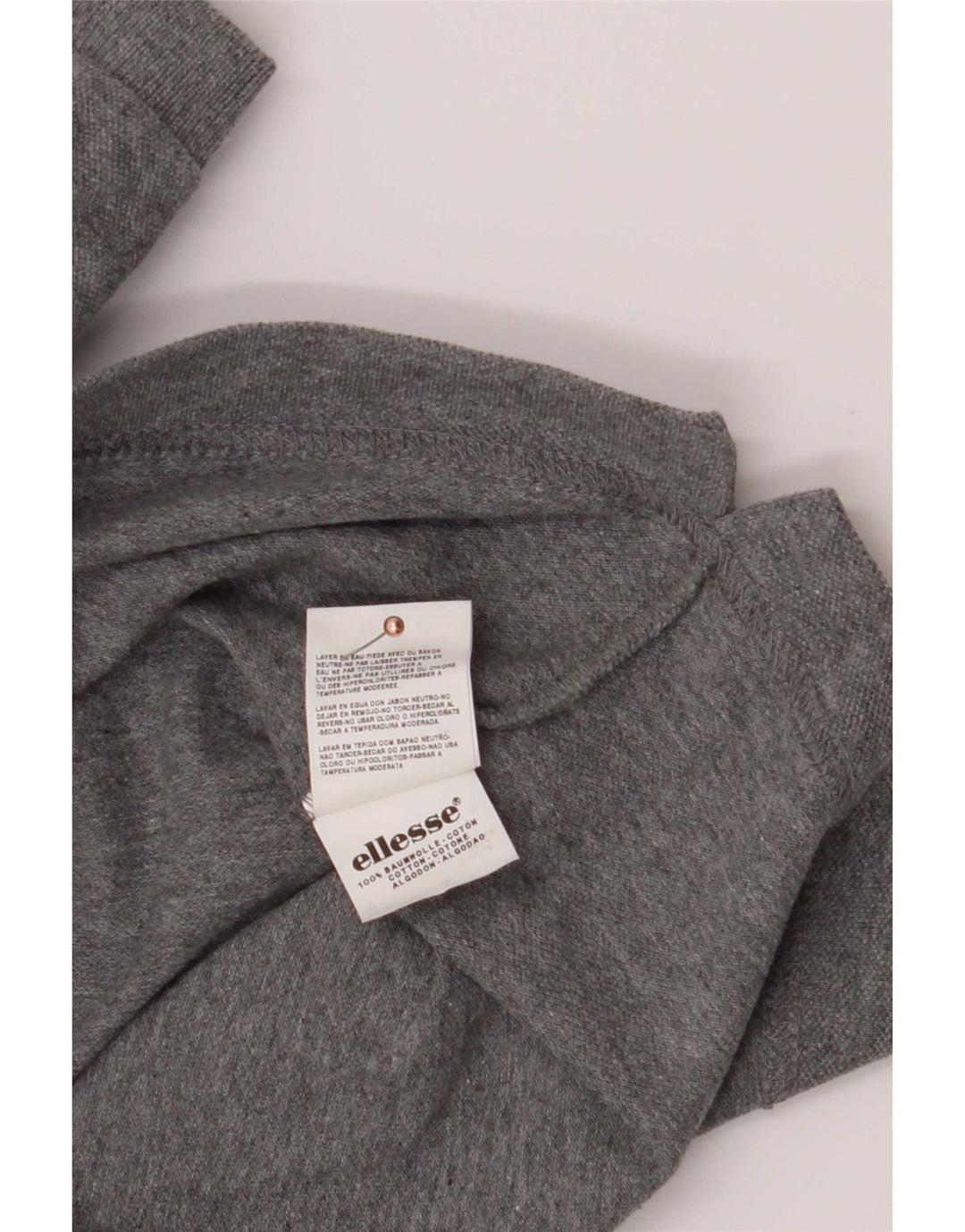 Ellesse muška polo majica 2XL sivi pamuk