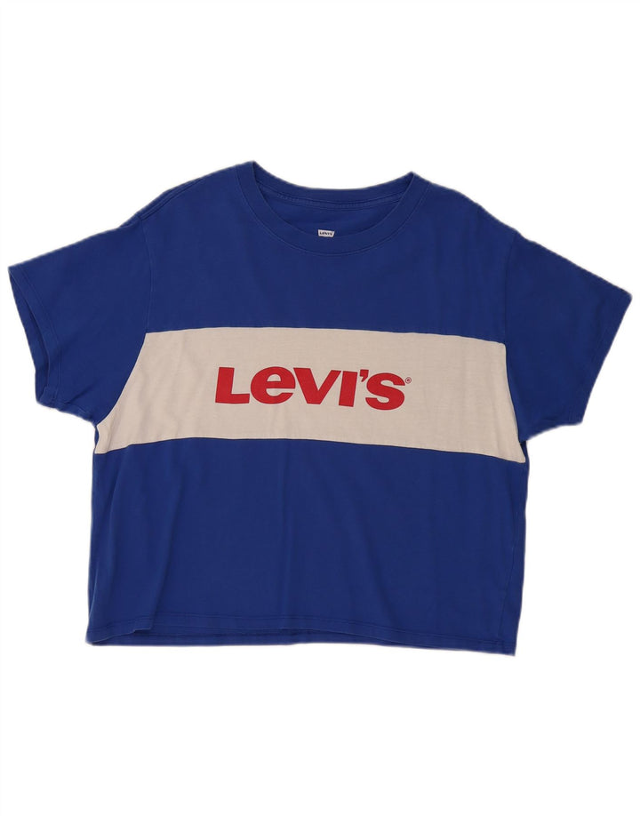 Levi's gornji dio majice s grafičkim motivima UK 14 srednje plave boje