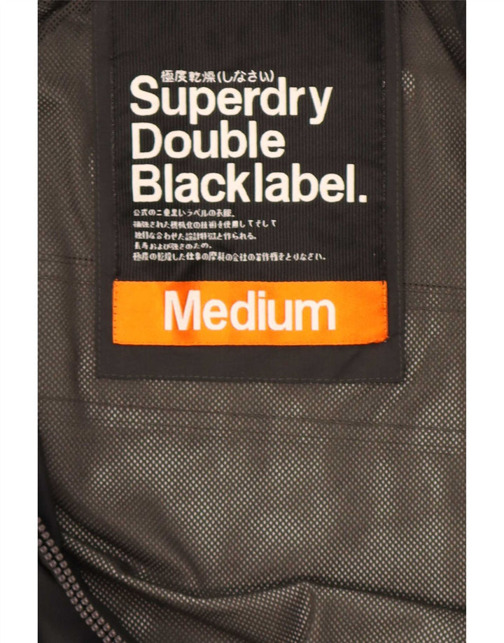 Superdry Muška kišna jakna UK 38 Srednje crni najlon