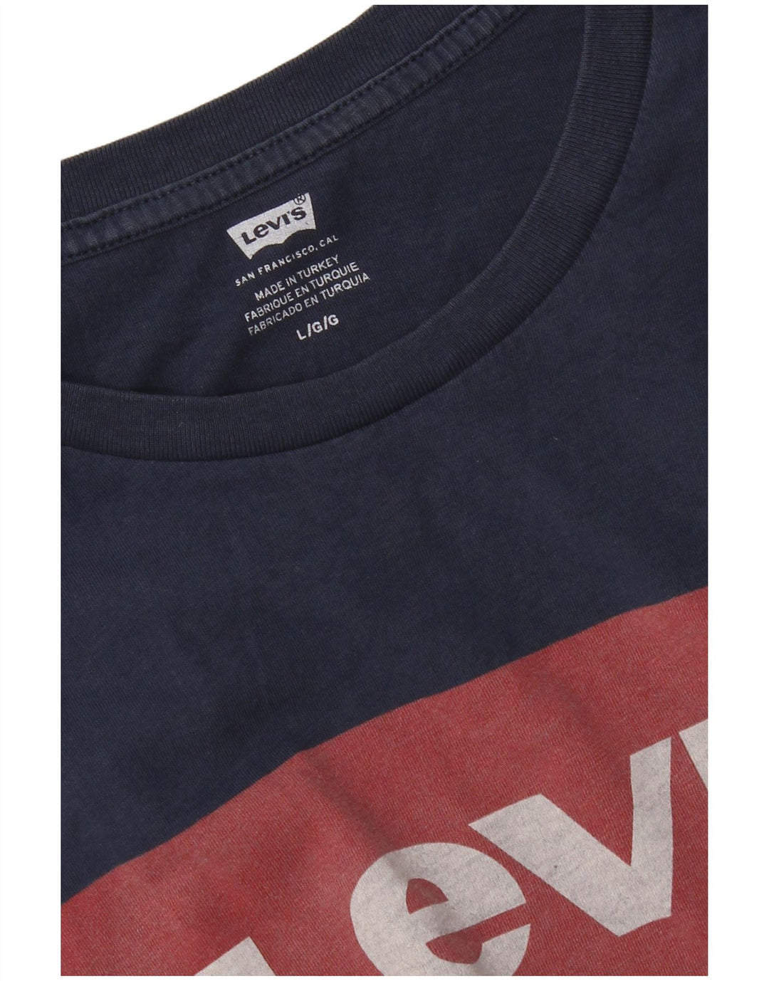 Levi's velika majica kratkih rukava s grafičkim motivima, tamnoplava