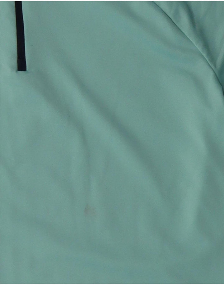 Nike Ženska pulover trenirka Dri Fit s patentnim izrezom Top UK 16 Large Tirkizna