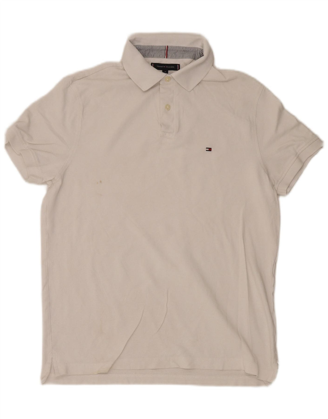 Tommy Hilfiger muška polo majica standardnog kroja, srednji bijeli pamuk