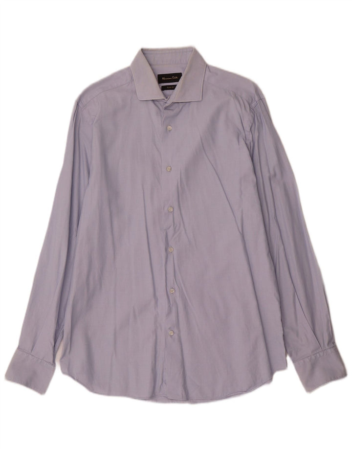 Massimo Dutti muška uska košulja veličine 41 16 velika plava