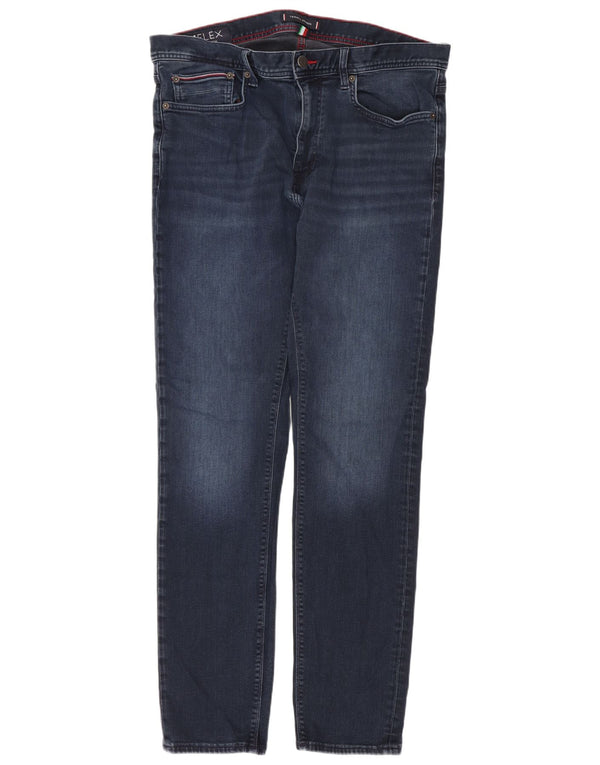Tommy Hilfiger Mens Bleecker Slim Jeans W36 L32 Plavi pamuk
