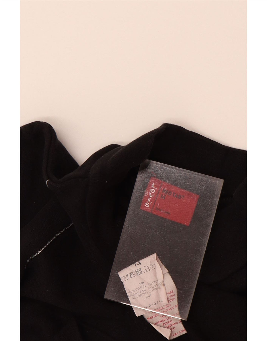 LEVI'S pulover s kornjačičastim ovratnikom za djevojčice 13-14 godina, crni pamuk