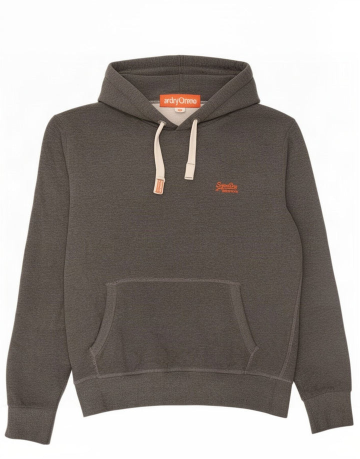 Superdry muška majica s kapuljačom 2XL sivi pamuk