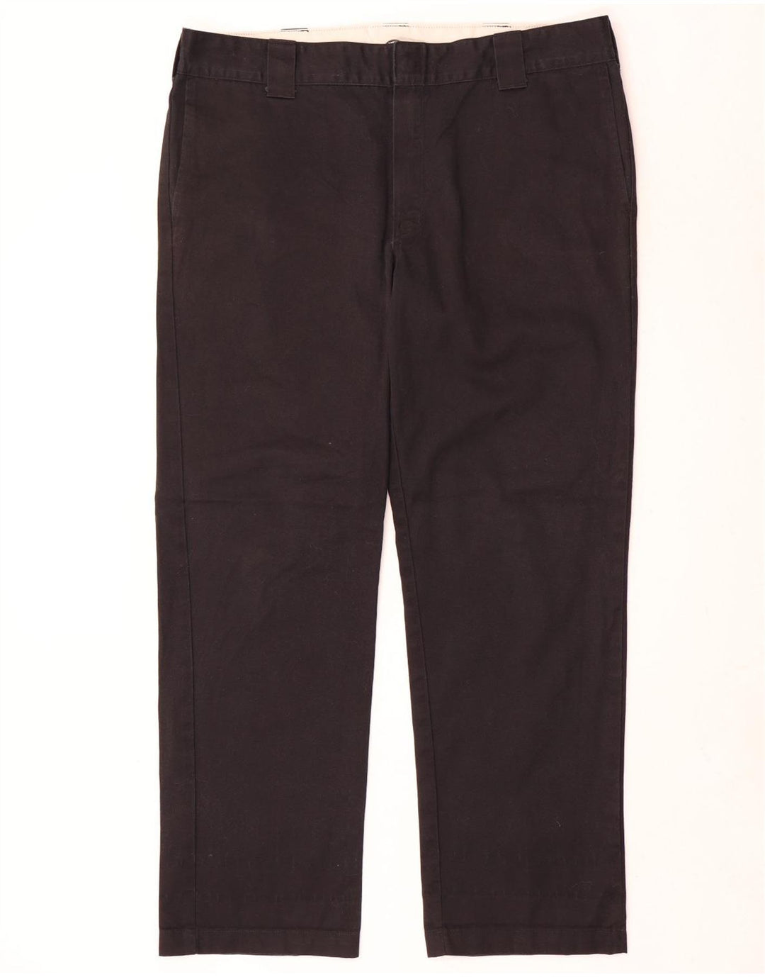 Dickies muške uske ravne chino hlače W38 L32 crni poliester